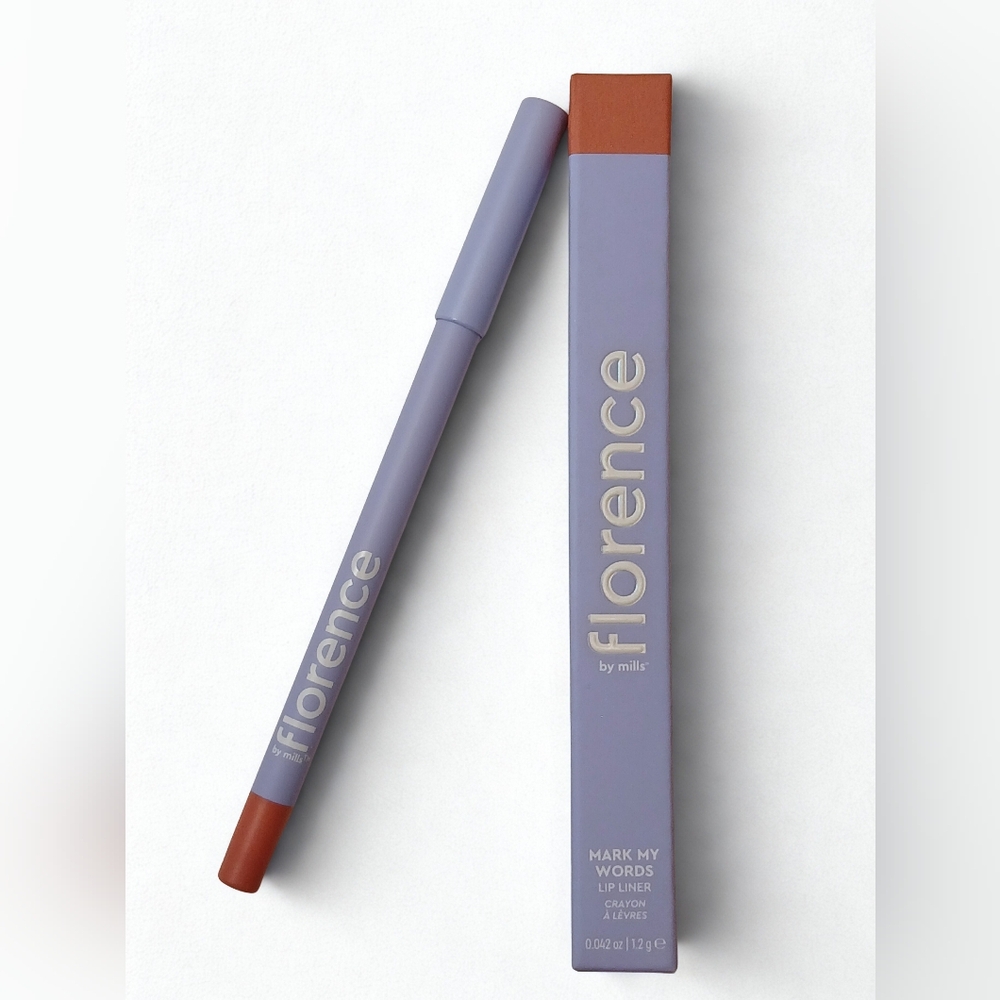 Florence by Mills Mark My Words Lip Liner Crayon Poised 0.042 OZ | 1.2 G
